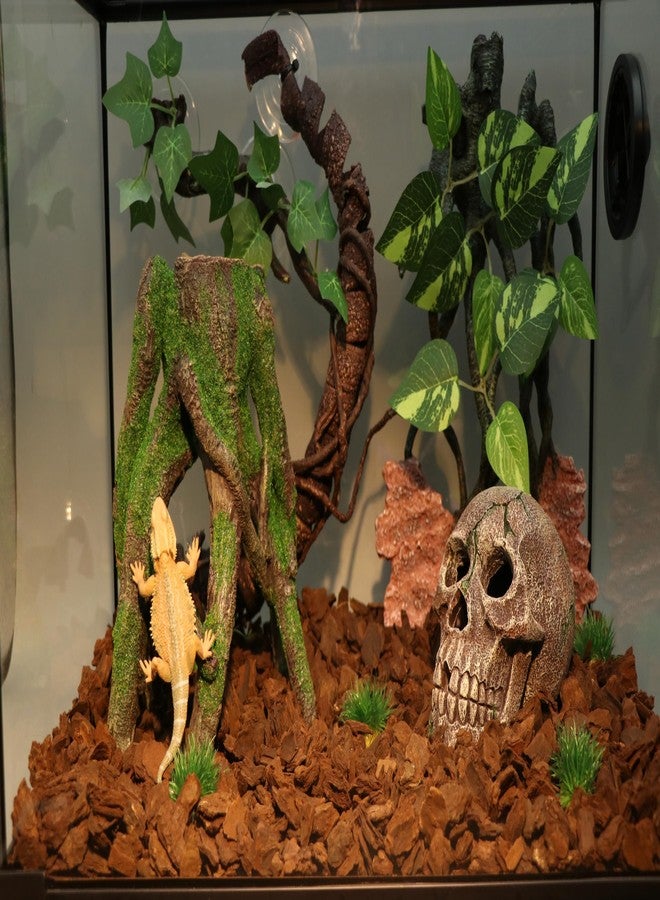 AQUA KT Aquarium Tree Stump Branch Rock Fish Hiding Place for Betta Cichlid Goldfish Fish Tank Aquarium Landscape Decoration - Image 3